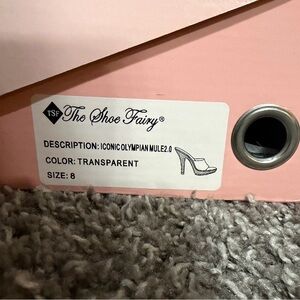 The Shoe Fairy Transparent Mules